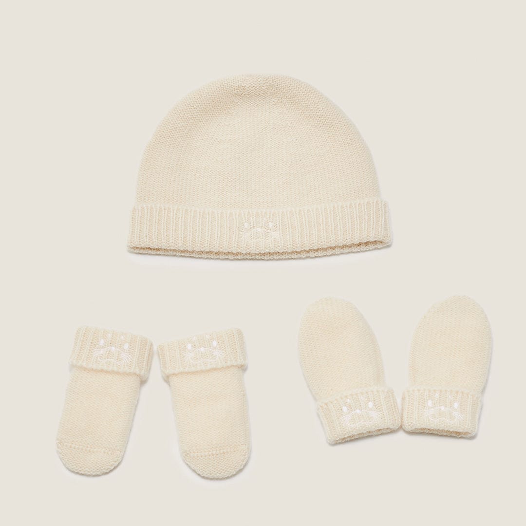 Cashmere Baby Hat Set